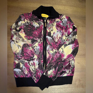 St. John Zip Up Cardigan